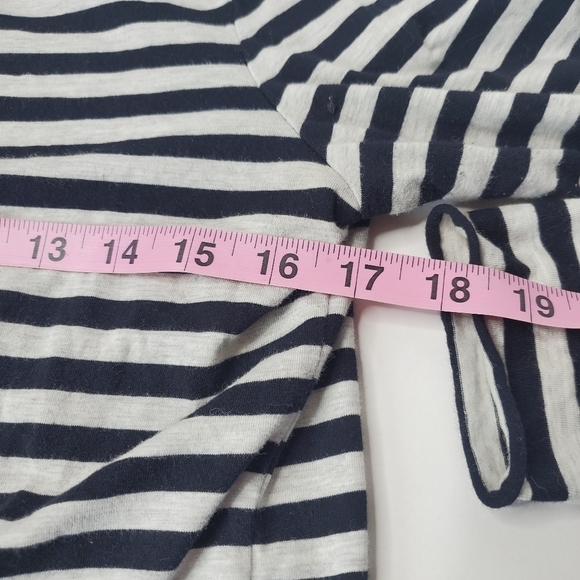 Intimately Free People Women's Size Medium Striped Shirt Open Elbow - Picture 5 of 7